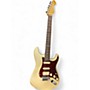Used 2010 Fender American Deluxe Stratocaster Olympic Pearl Solid Body Electric Guitar Olympic Pearl