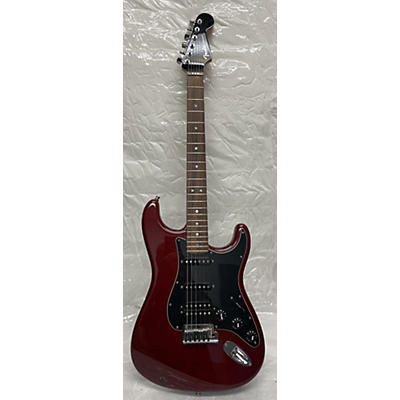 Fender Used 2010 Fender American Select Mahogany Hss Stratocaster Trans Red Solid Body Electric Guitar