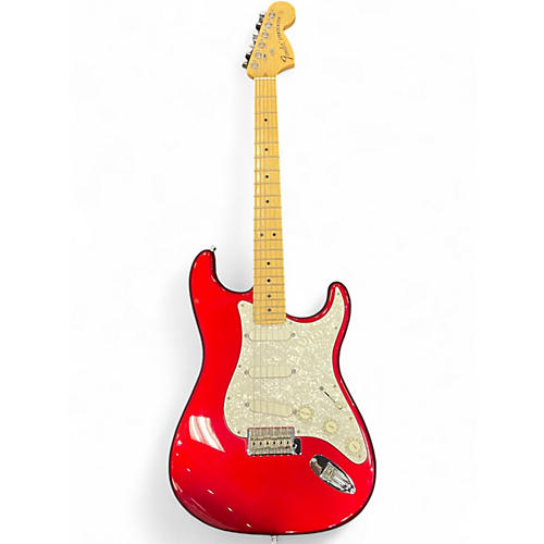 Used 2010 Fender American Special Stratocaster Candy Apple Red Solid Body Electric Guitar Candy Apple Red
