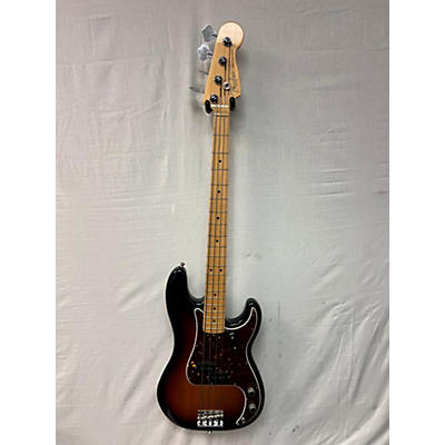 Fender Used 2010 Fender American Standard Precision Bass 2 Tone Sunburst Electric Bass Guitar