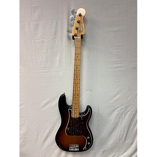 Fender Used 2010 Fender American Standard Precision Bass 2 Tone Sunburst Electric Bass Guitar 2 Tone Sunburst