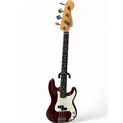 Used 2010 Fender American Standard Precision Bass Candy Cola Electric Bass Guitar