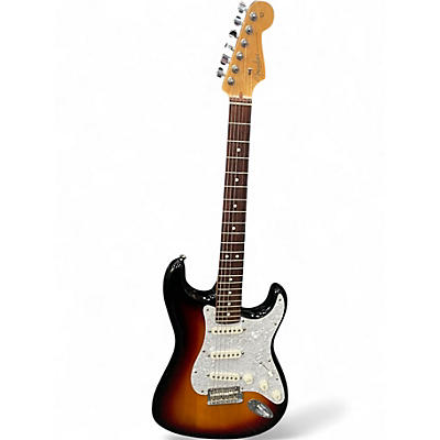 Used 2010 Fender American Standard Stratocaster 3 Color Sunburst Solid Body Electric Guitar
