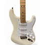Used 2010 Fender Artist Series Jimmie Vaughan Tex-Mex Stratocaster Classic White Solid Body Electric Guitar Classic White