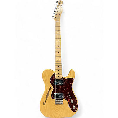 Used 2010 Fender Classic Series '72 Telecaster Thinline Natural Hollow Body Electric Guitar