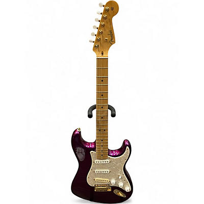 Used 2010 Fender FSR American Standard Stratocaster Purple Solid Body Electric Guitar
