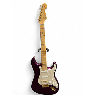 Used 2010 Fender FSR American Standard Stratocaster Purple Solid Body Electric Guitar