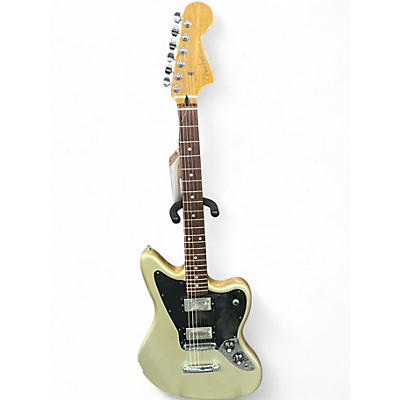Used 2010 Fender JAGUAR Antique Gold Solid Body Electric Guitar