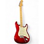 Used 2010 Fender Standard Stratocaster Candy Apple Red Metallic Solid Body Electric Guitar Candy Apple Red Metallic