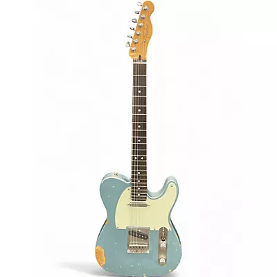 Used 2010 Fender Standard Telecaster Lake Placid Blue Solid Body Electric Guitar