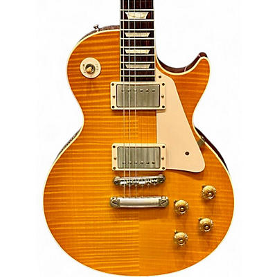 Used 2010 Gibson LPR9 1959 Les Paul VOS Lemonburst Solid Body Electric Guitar