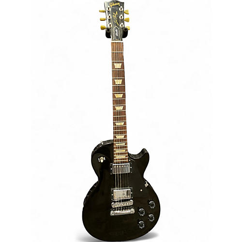 Used 2010 Gibson Les Paul Studio Black Solid Body Electric Guitar Black