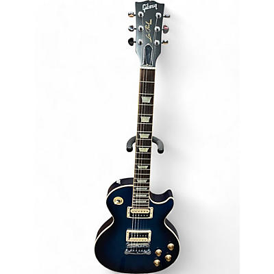 Gibson Used 2010 Gibson Les Paul Traditional Pro Blue Burst Solid Body Electric Guitar