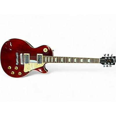 Used 2010 Gibson Les Paul Traditional Wine Red Solid Body Electric Guitar