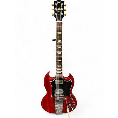 Used 2010 Gibson SG Standard '61 Maestro Vibrola Heritage Cherry Solid Body Electric Guitar