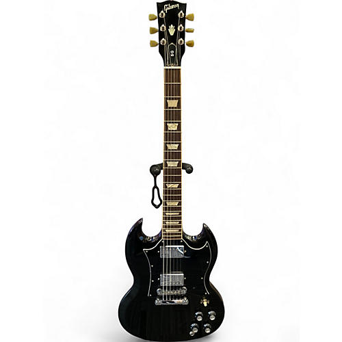 Used 2010 Gibson SG Standard Ebony Solid Body Electric Guitar Ebony