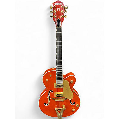 Used 2010 Gretsch Guitars G6120T-59 Vintage Select Edition '59 Chet Atkins Hollowbody  Vintage Orange Stain Hollow Body Electric Guitar