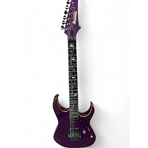 Ibanez Used 2010 Ibanez RG 8570z Amethyst Solid Body Electric Guitar Amethyst