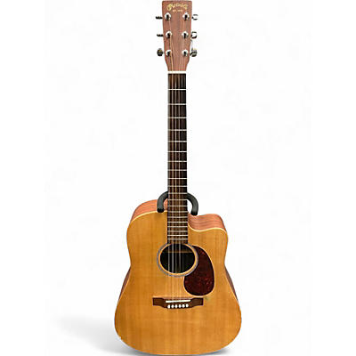 Used 2010 Martin DCX1E Brown Acoustic Electric Guitar