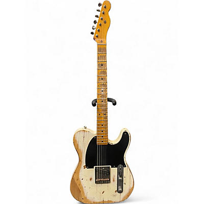 Used 2010 Nash Guitars E-52 White Blonde Solid Body Electric Guitar