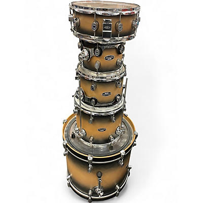 Used 2010 PDP by DW 5 Piece FS SERIES Tobacco Burst Drum Kit