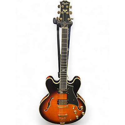 Used 2010 PEERLESS RENAISSANCE CUSTOM 40TH ANNIVERSARY SUNBURST Hollow Body Electric Guitar