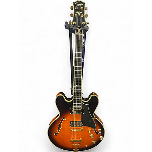 Used 2010 PEERLESS RENAISSANCE CUSTOM 40TH ANNIVERSARY SUNBURST Hollow Body Electric Guitar SUNBURST