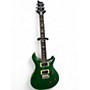 Used 2010 PRS CUSTOM 24 SERIES 10 TOP Emerald Green Solid Body Electric Guitar Emerald Green