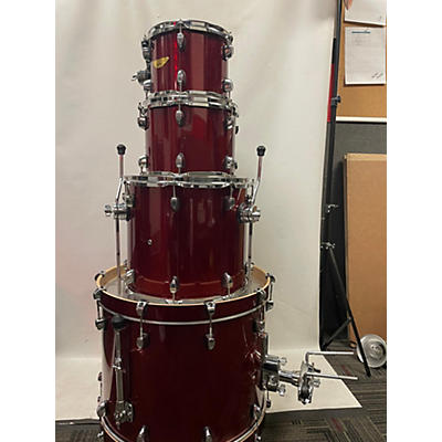 SPL Used 2010 SPL 4 piece Velocity Candy Apple Red Drum Kit