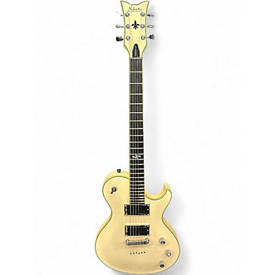 Used 2010 Schecter Guitar Research Blackjack ATX Solo 6 "Limited Edition"" Aged White Solid Body Electric Guitar
