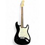 Used 2010 Squier Affinity Stratocaster Black Solid Body Electric Guitar Black