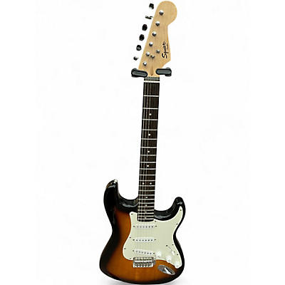 Used 2010 Squier Bullet Stratocaster 2 Tone Sunburst Solid Body Electric Guitar