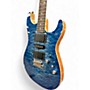 Used 2010 Tom Anderson Hollow Drop Top Jack's Blue Burst Solid Body Electric Guitar Jack's Blue Burst