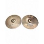Used 2010 Zildjian 14in ZBT Rock Hi Hat Pair Cymbal 33