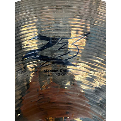 Used 2010 Zildjian 17in Z3 Medium Crash Cymbal