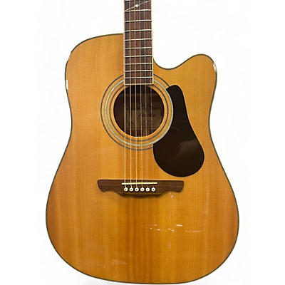 Used 2010s Alvarez AD60SC Natural Acoustic Electric Guitar