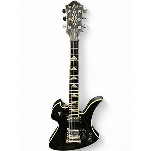 Used 2010s B.C. Rich Mocking Bird Special Black Solid Body Electric Guitar Black