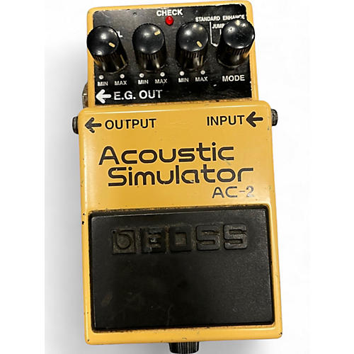 Used 2010s BOSS AC2 Acoustic Simulator Effect Pedal