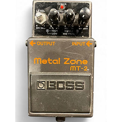 Used 2010s BOSS MT2 Metal Zone Distortion Effect Pedal
