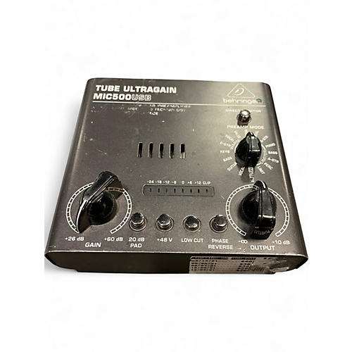 Used 2010s Behringer TUBE ULTRAGAIN MIC500USB Effect Processor