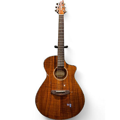 Used 2010s Breedlove Pursuit Concert Natural Acoustic Electric Guitar