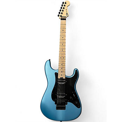 Used 2010s Charvel PRO MOD SO CAL Blue Solid Body Electric Guitar