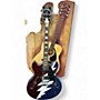 Used 2010s D'Angelico Premier Grateful Dead DC Red White and Blue Hollow Body Electric Guitar Red White and Blue
