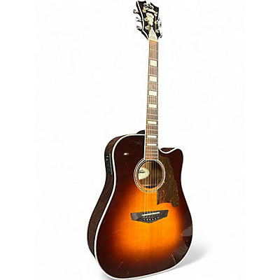 Used 2010s D'Angelico Premier Series 3 Color Sunburst Solid Body Electric Guitar