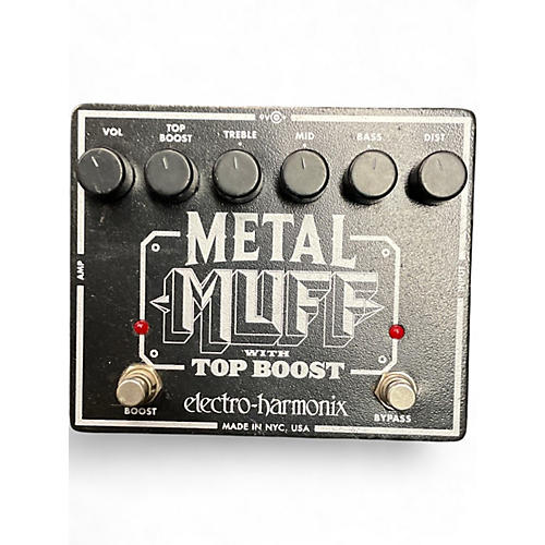 Used 2010s Electro-Harmonix Metal Muff Distortion With Top Boost Effect Pedal