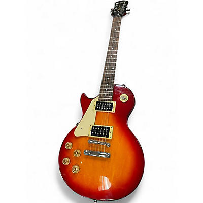 Used 2010s Epiphone Les Paul 100 Bolt On 3 Color Sunburst Solid Body Electric Guitar