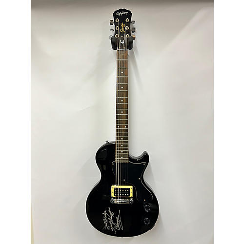 Epiphone Used 2010s Epiphone Les Paul Junior Single Cut Ebony Solid Body Electric Guitar Ebony