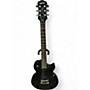 Used 2010s Epiphone Les Paul Studio Black Solid Body Electric Guitar Black