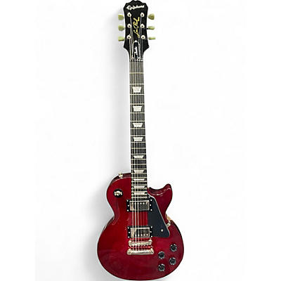 Used 2010s Epiphone Les Paul Studio Wine Red Solid Body Electric Guitar