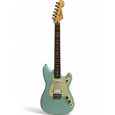 Fender Used 2010s Fender Duo Sonic HS Daphne Blue Solid Body Electric Guitar